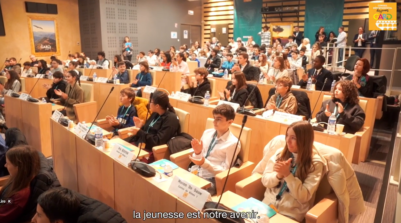 Le Conseil départemental des jeunes du Gard (CDJ) fait son film