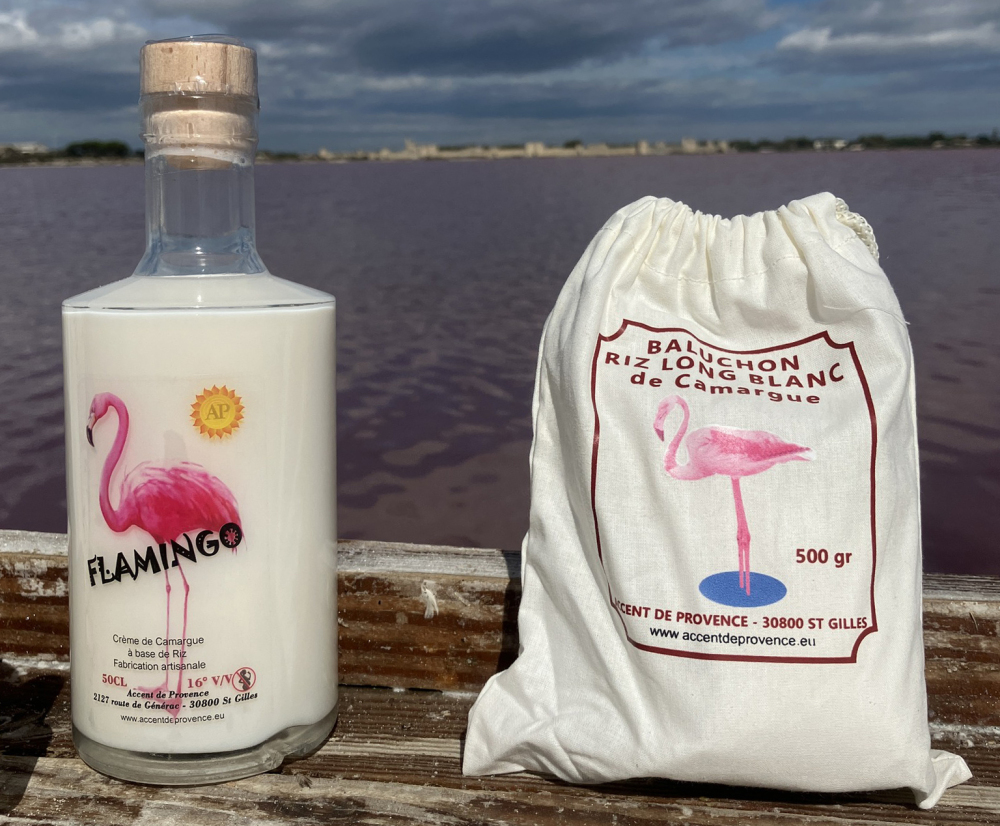 Flamingo : La Camargue se déguste en crème de riz.
