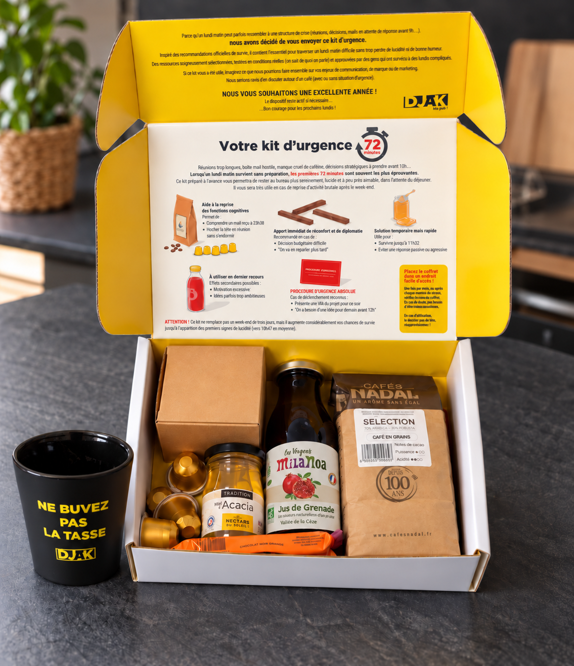 Le kit d'urgence des lundis matin de DJAK