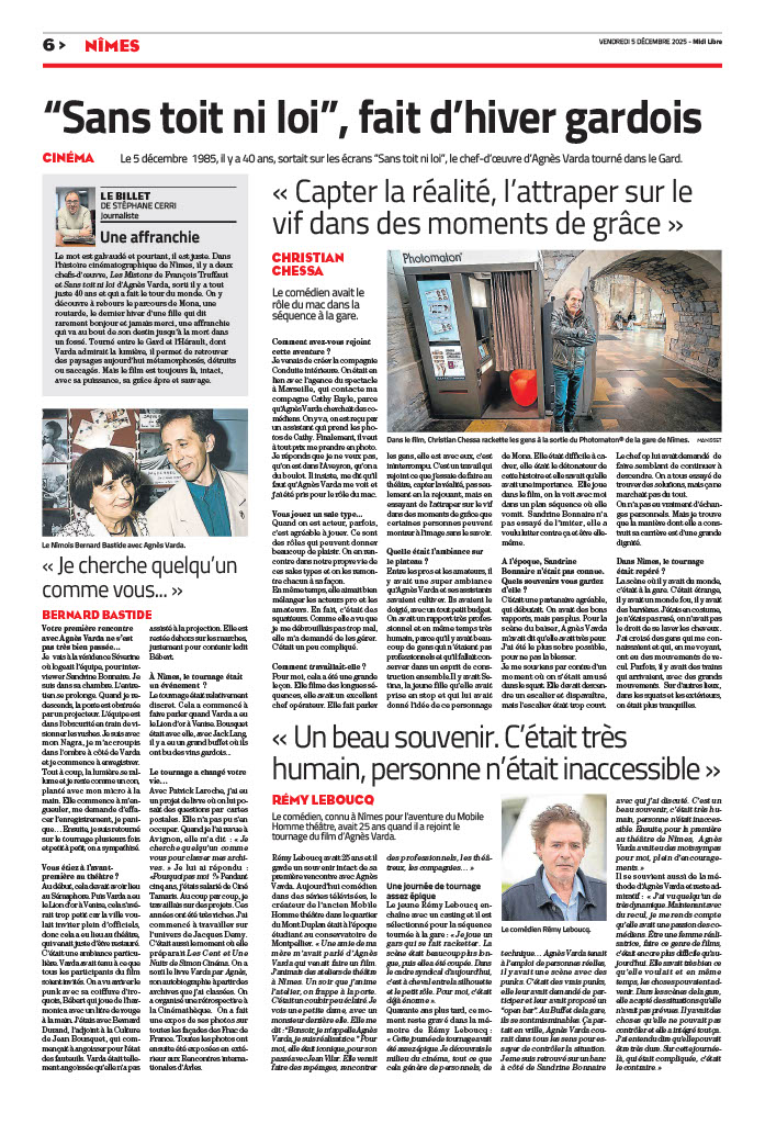 "Sans toit ni loi", fait d'hiver gardois