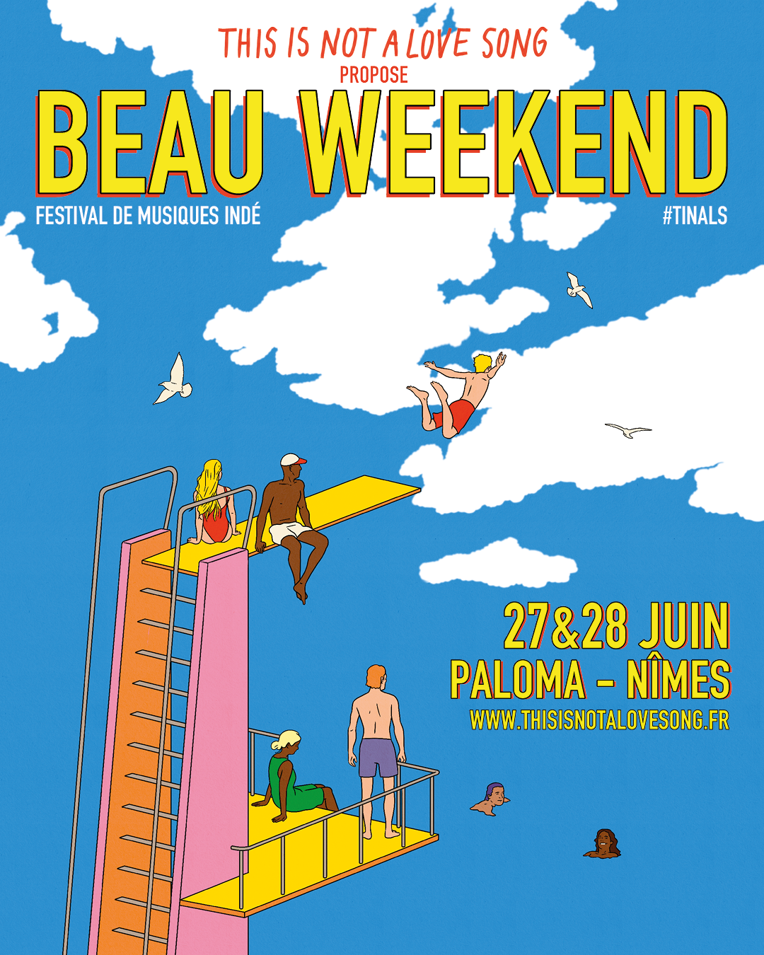 Affiche Beau week-end Paloma Nîmes