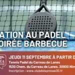 Pot de septembre - Padel et BBQ