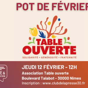 Pot de février Table ouverte