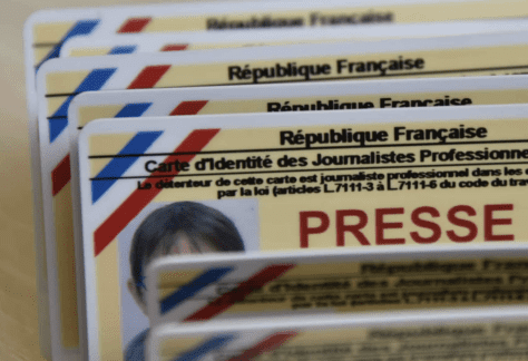 carte de presse